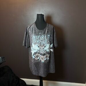 Alter’d State World Tour 1987 Metallic Graphic Tee Size M